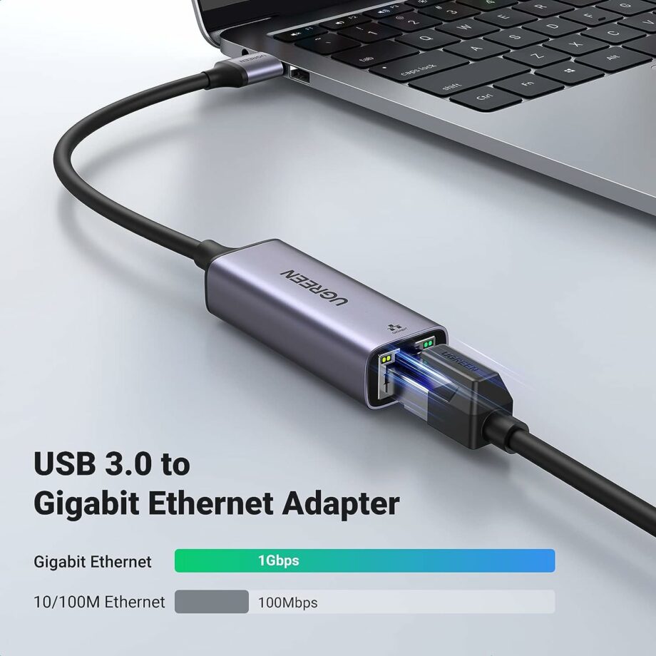 UGREEN USB 3.0 to Ethernet Gigabit Aluminum Adapter