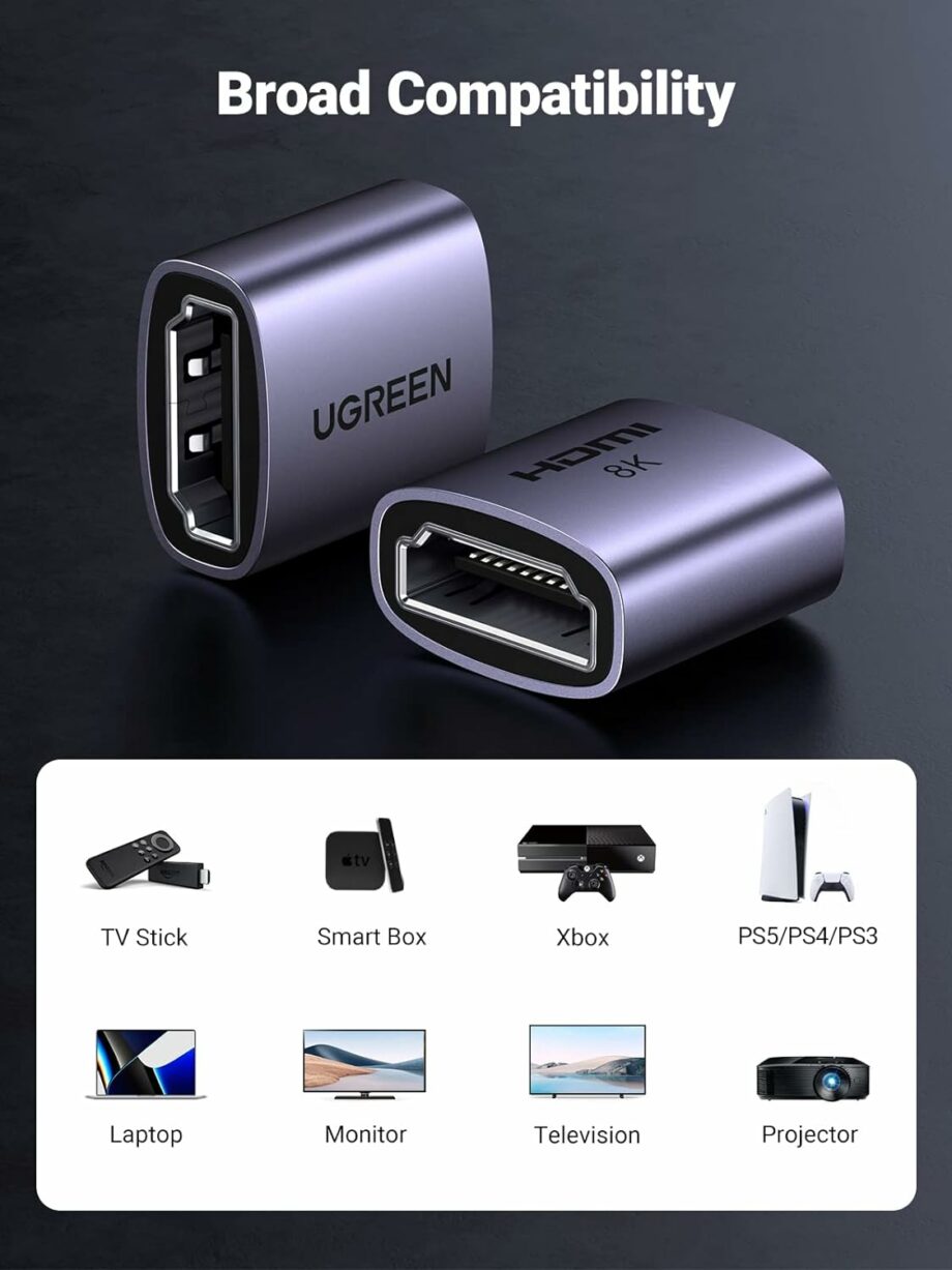 UGREEN HDMI 2.1 8K Female to Female Coupler