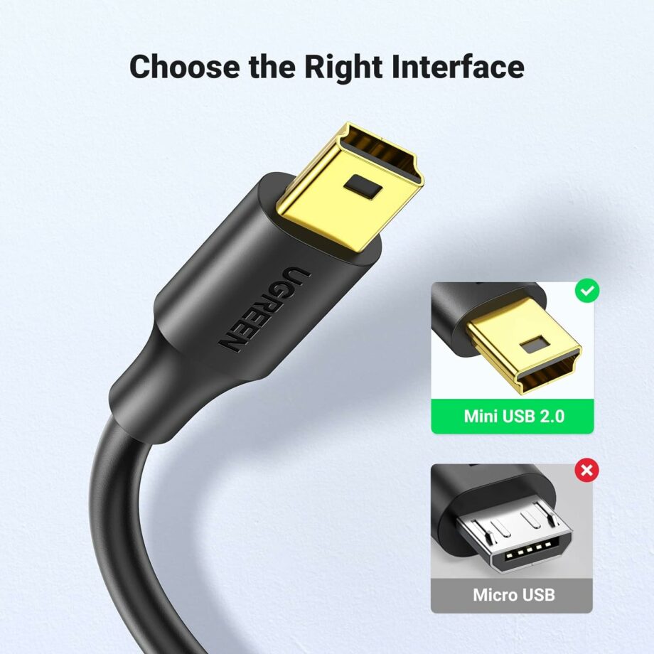 UGREEN USB to Mini USB Cable - 0.5M