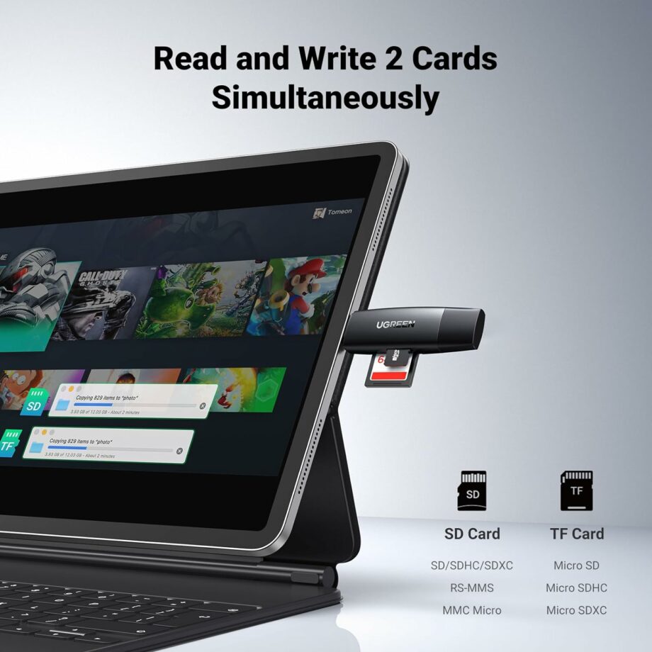 UGREEN 2 in 1 USB A & USB C SD Card Reader