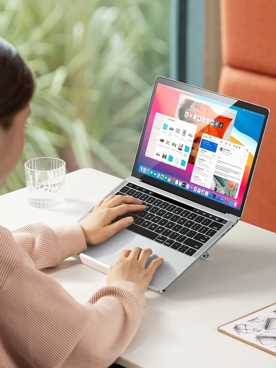 UGREEN Adjustable Portable and Foldable Laptop Stand for Desk