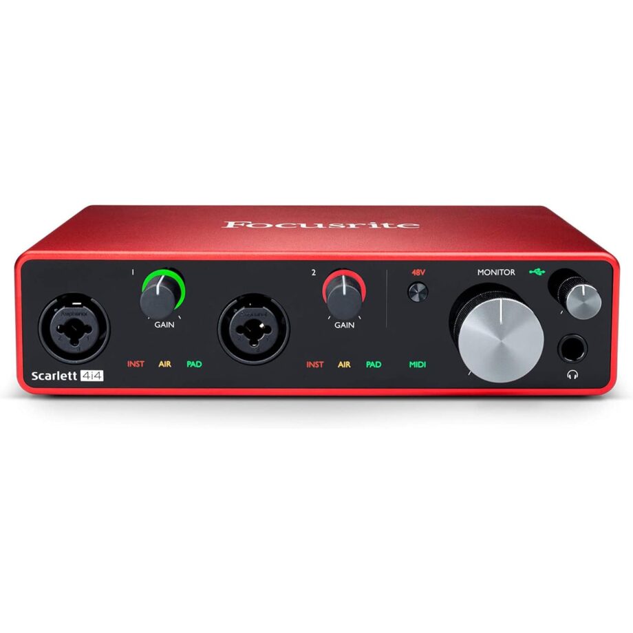 Focusrite Scarlett 4i4 3rd Gen USB Recording Interface (Pre-Order)