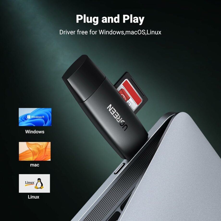 UGREEN 2 in 1 USB A & USB C SD Card Reader