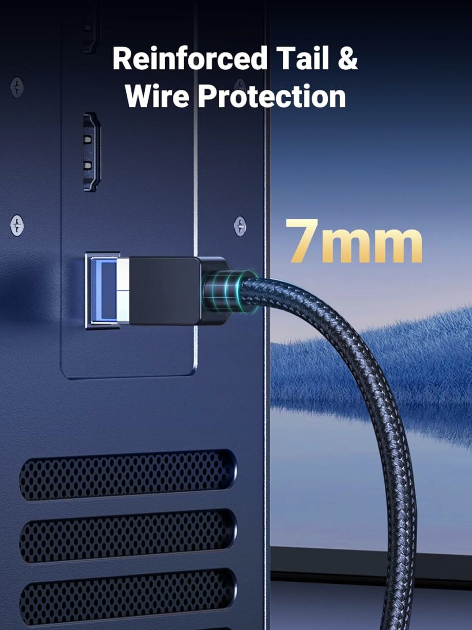 UGREEN Cat8 40Gbps 2000Mhz Shielded Ethernet Braided Cable - 1.5M