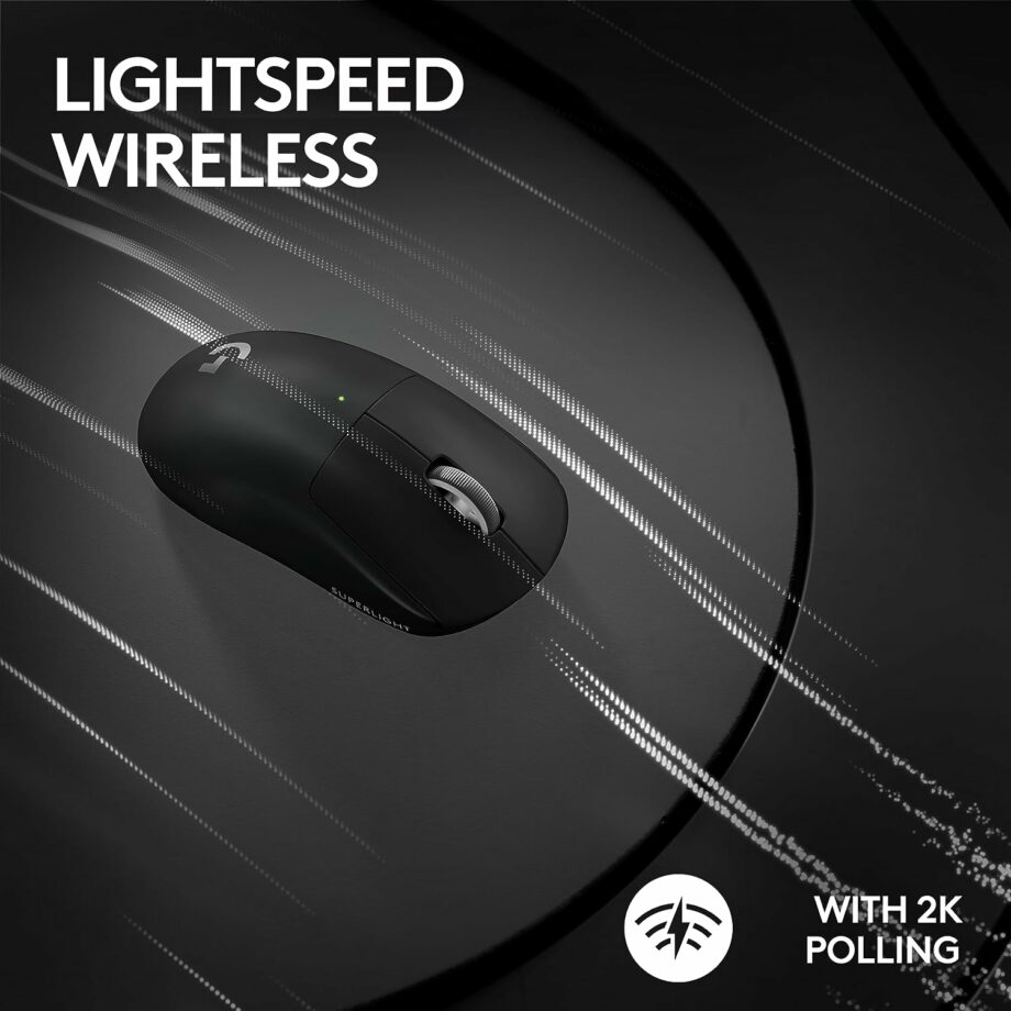 Logitech G PRO X SUPERLIGHT 2 LIGHTSPEED Wireless Gaming Mouse - Black