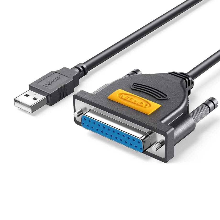 UGREEN USB to DB25 Parallel (25 Pin) Printer Cable - 2M