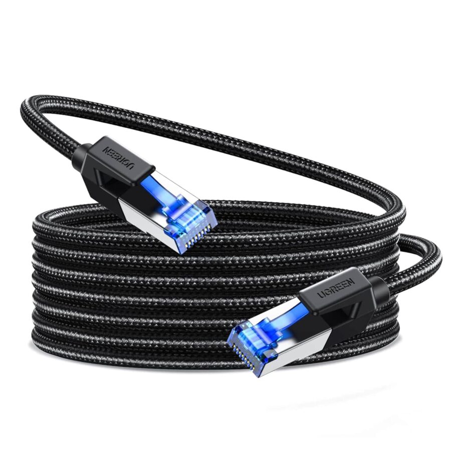 UGREEN Cat8 40Gbps 2000Mhz Shielded Ethernet Braided Cable - 1.5M
