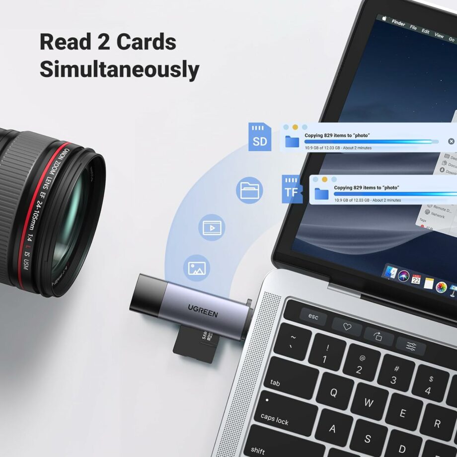 UGREEN USB A & USB C SD Card Reader