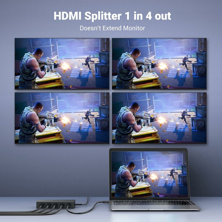 UGREEN CM570 1 In 4 Out 4K@60Hz HDMI Splitter with EDID