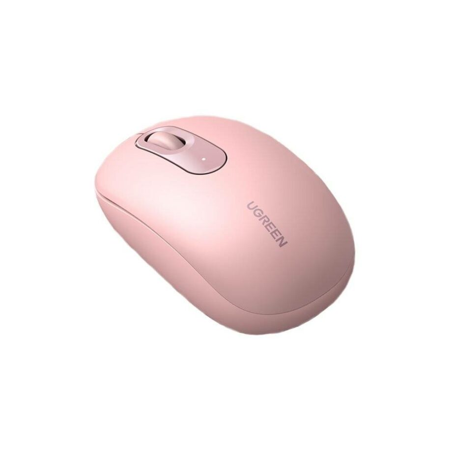 UGREEN Ergonomic Wireless 2.4G Mouse - Pink