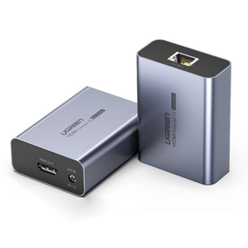 UGREEN 70M HDMI Over Ethernet Extender (Transmitter + Receiver)