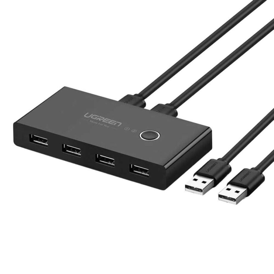 UGREEN 2 In 4 Out USB 2.0 Sharing Switch Box
