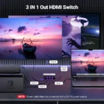 UGREEN 3 In 1 Out 4K@120Hz HDMI 2.1 Switch