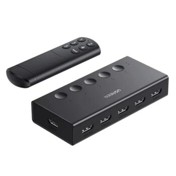 UGREEN 5 in 1 Out HDMI Switch 4k@60hz with Remote
