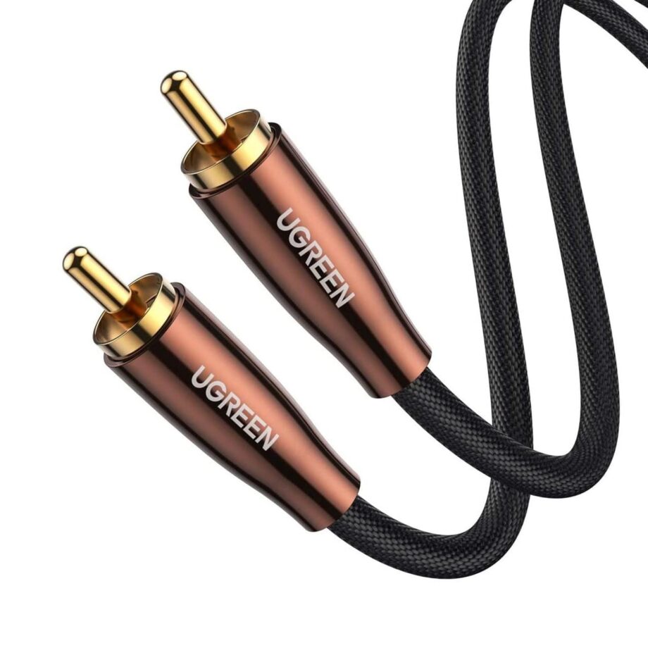 UGREEN RCA Coaxial Copper Case Braided Cable - 1M