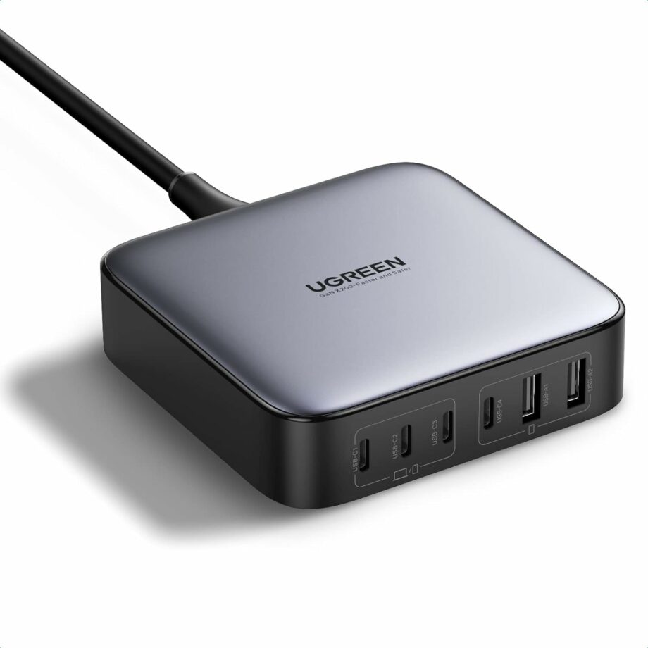 UGREEN Nexode 200W 6-Port GaN Desktop Charging Station