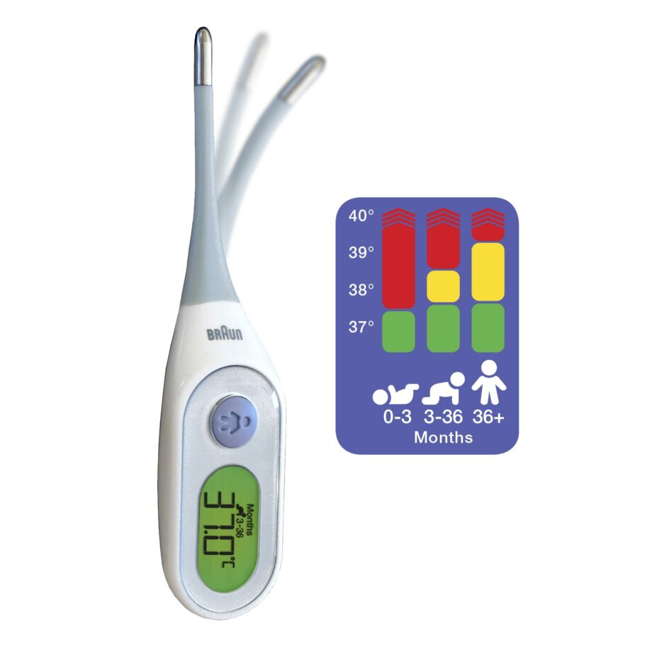Braun Age Precision® Digital thermometer for Multi-Site Usage, Orally, Rectally or Underarm