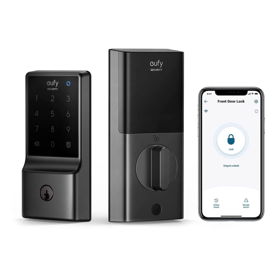 Anker Eufy Security C234 5-in-1 Keyless Entry Smart Door Lock - Black