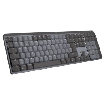 Logitech MX Mechanical Wireless Illuminated Performance Tactile Quiet Switches Keyboard - Graphite