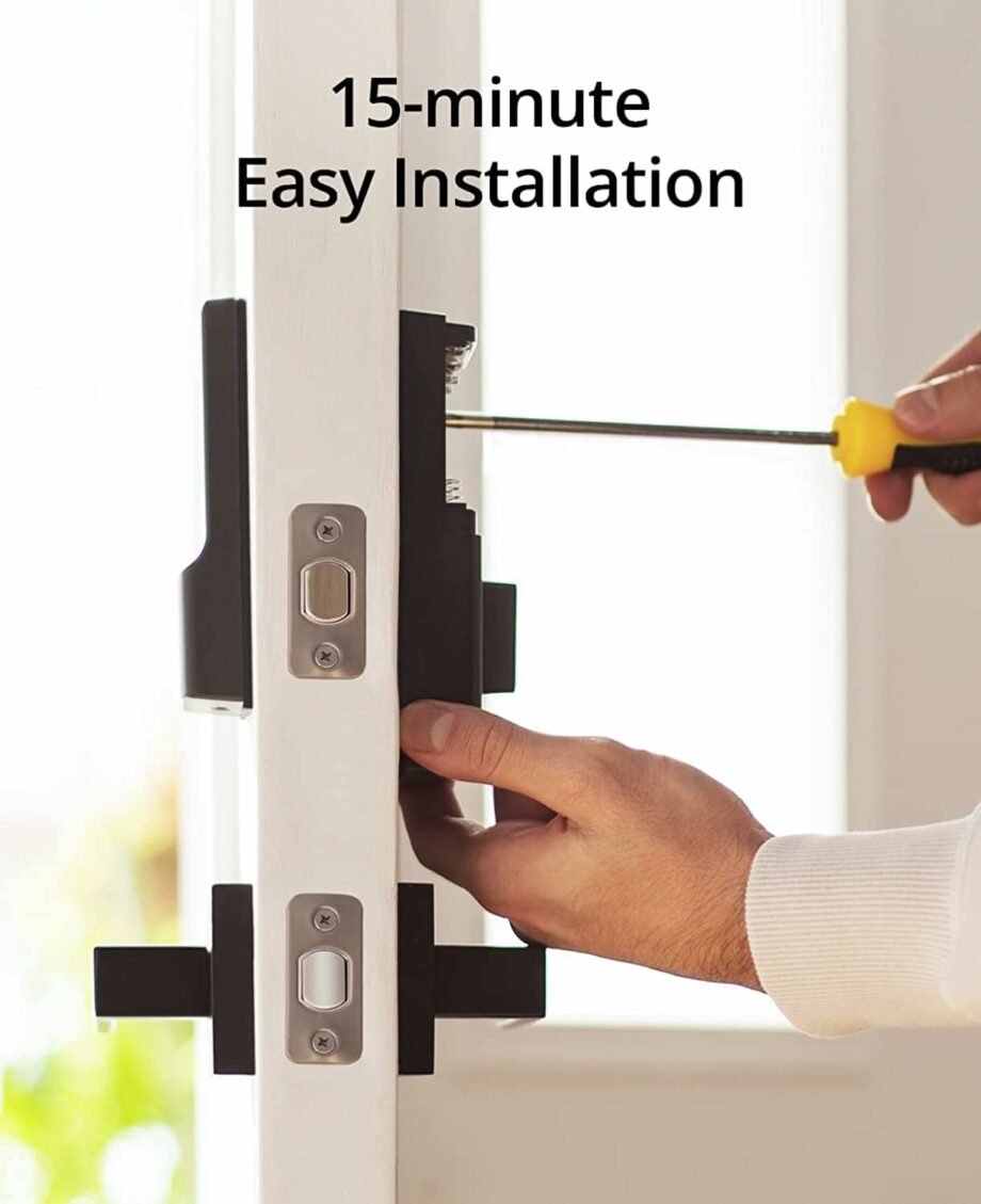 Anker Eufy Security C234 5-in-1 Keyless Entry Smart Door Lock - Black