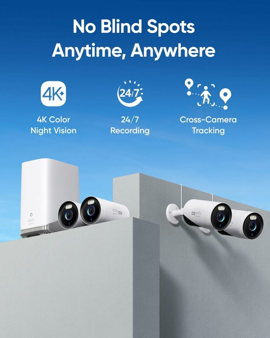 Anker Eufy E330 Professional 4K Outdoor Security Camera System - 4-Cam Kit