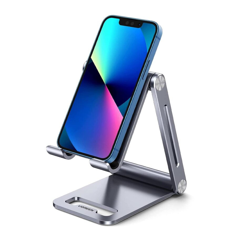 UGREEN Adjustable Aluminum Metal Phone Stand - Space Grey