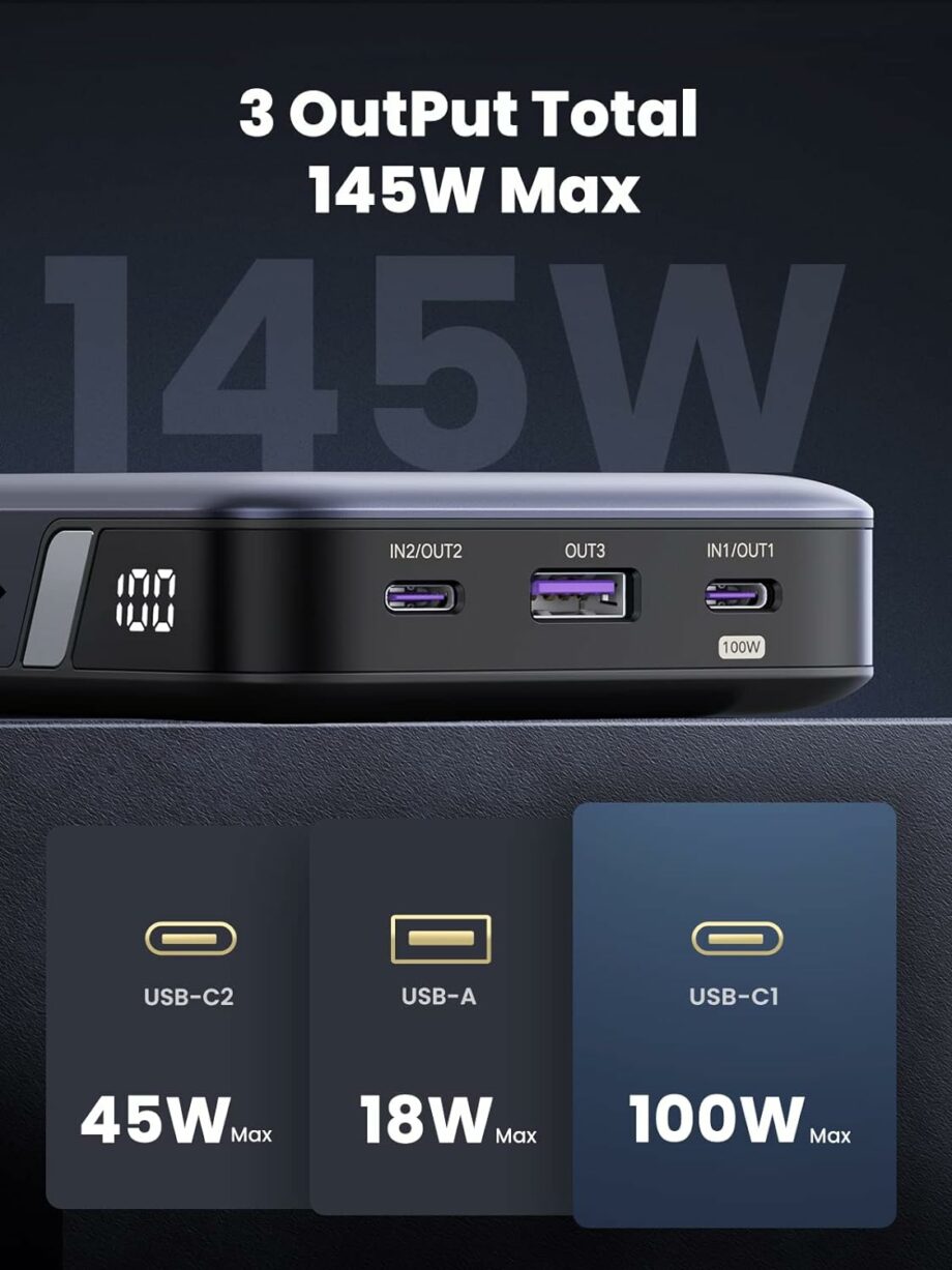 UGREEN Nexode 25000mAh 145W Power Bank