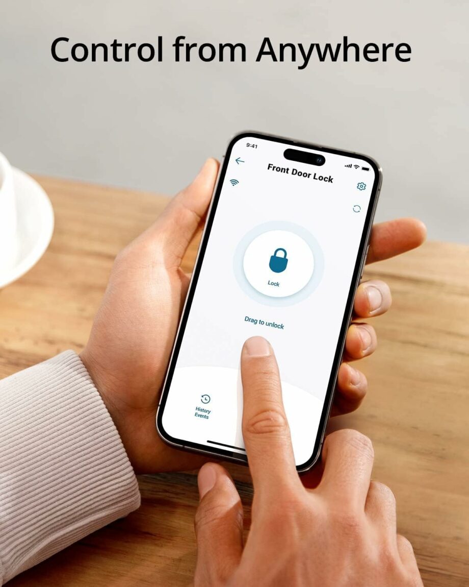 Anker Eufy Security C234 5-in-1 Keyless Entry Smart Door Lock - Black