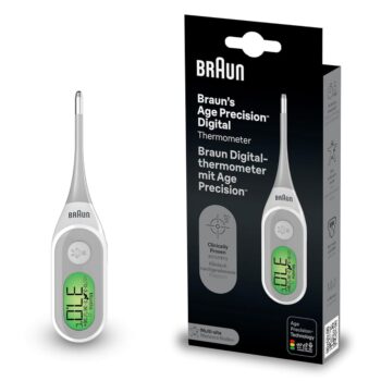 Braun Age Precision® Digital thermometer for Multi-Site Usage, Orally, Rectally or Underarm