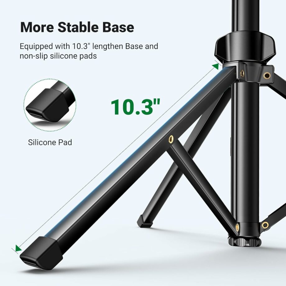 UGREEN 2-in-1 Phone Tripod and Selfie Stick 1.7M Extendable Height with Wireless Remote