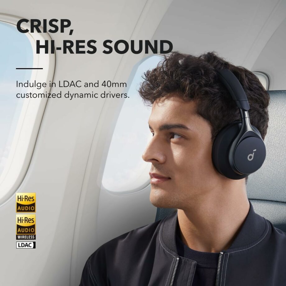 Anker Soundcore Space One Adaptive Noise Cancelling Headphones - Black