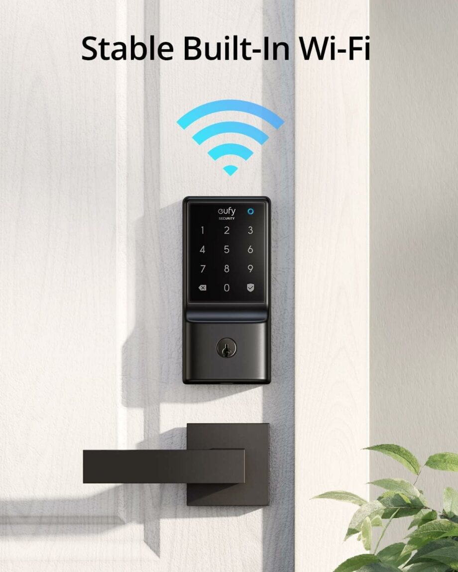 Anker Eufy Security C234 5-in-1 Keyless Entry Smart Door Lock - Black