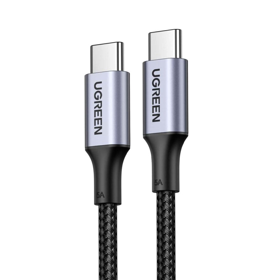 UGREEN 100W Braided USB C to USB C Cable 2M - Black