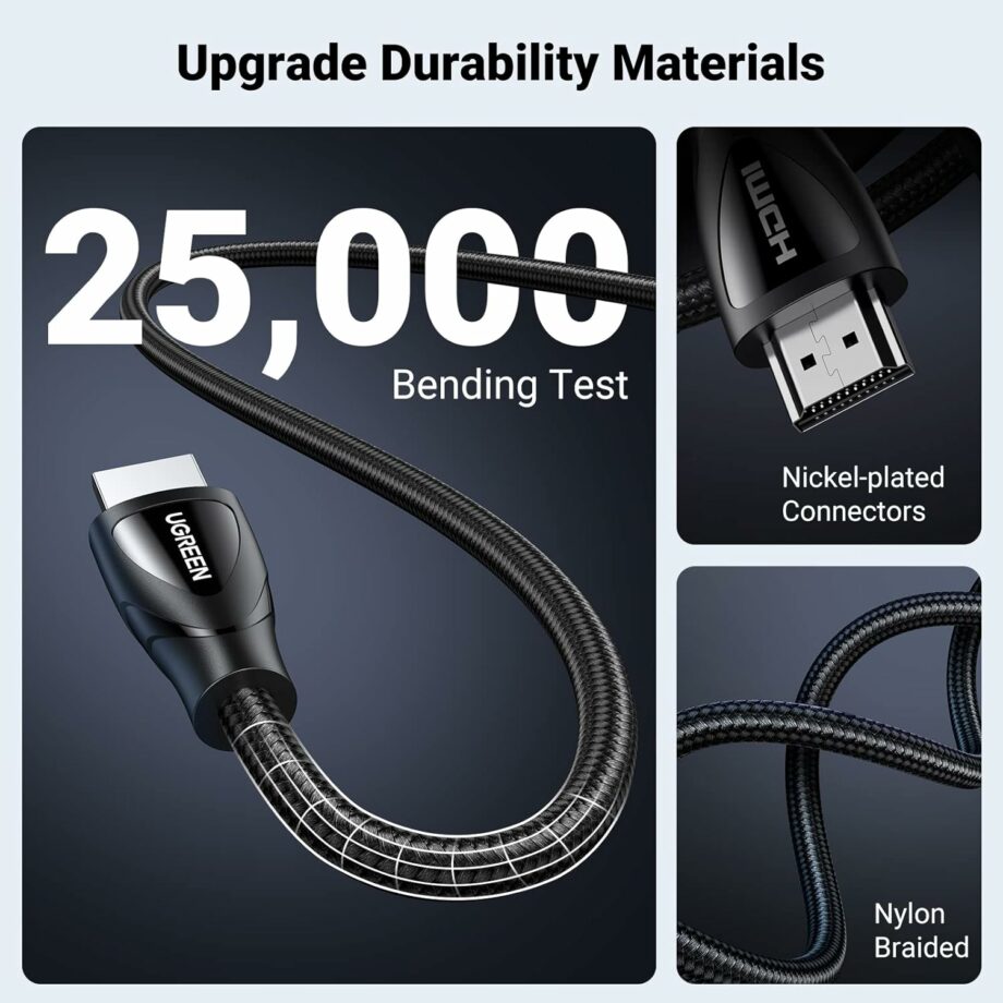 UGREEN 8K HDMI 2.1 48Gbps Ultra High Speed Cable - 2M