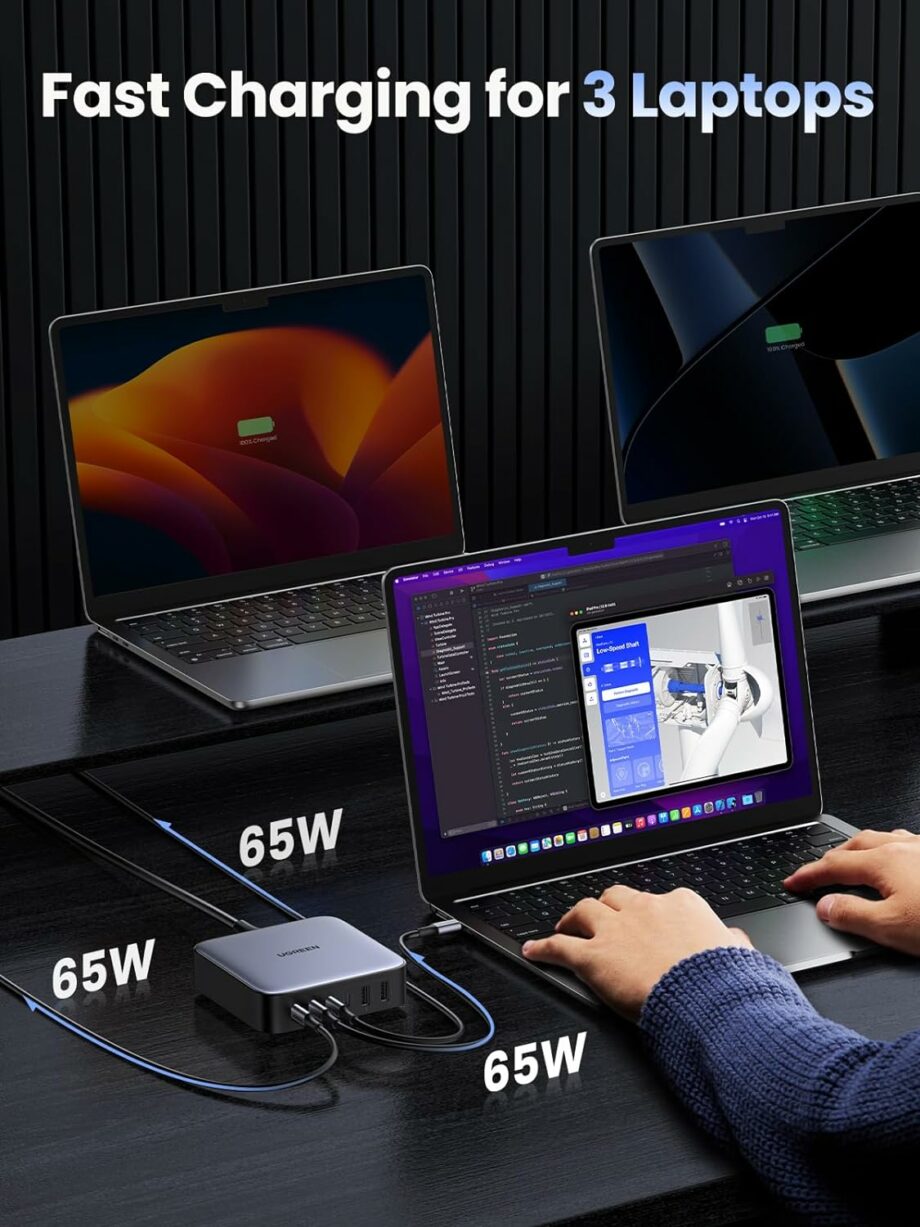 UGREEN Nexode 200W 6-Port GaN Desktop Charging Station
