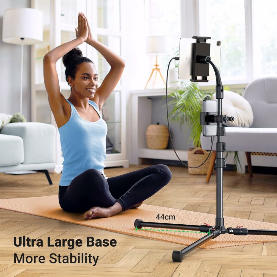 UGREEN Tablet and Mobile Tripod Stand Floor 1.73M Height Adjustable