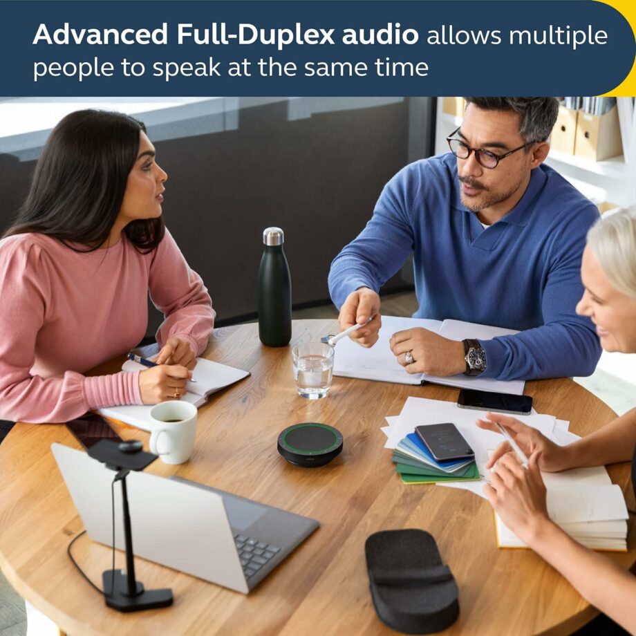 Jabra Speak2 55 Wireless Bluetooth Speakerphone with 4 Noise-cancelling Mics