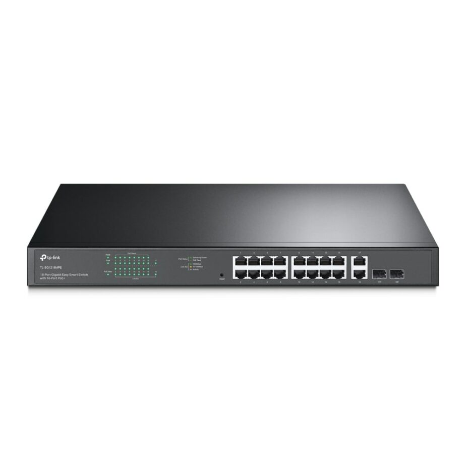 TP-Link SG1218MPE 18-Port Gigabit Easy Smart Switch with 16-Port PoE+