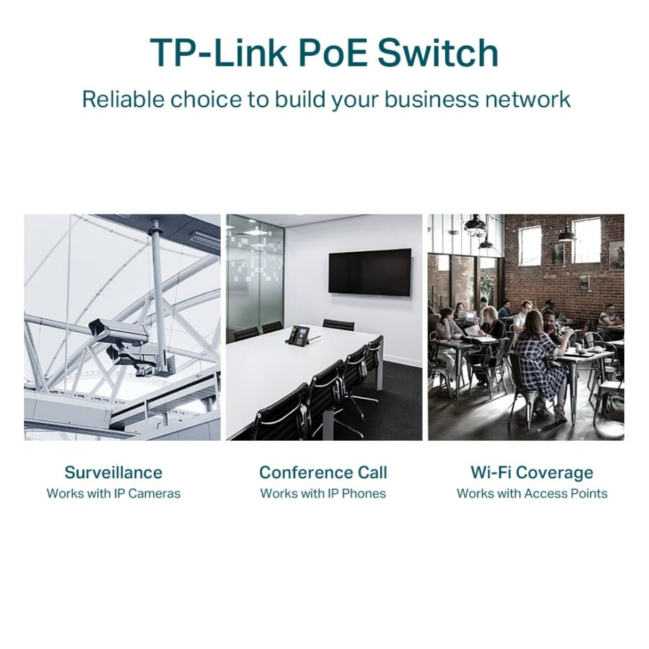 TP-Link SG1218MPE 18-Port Gigabit Easy Smart Switch with 16-Port PoE+
