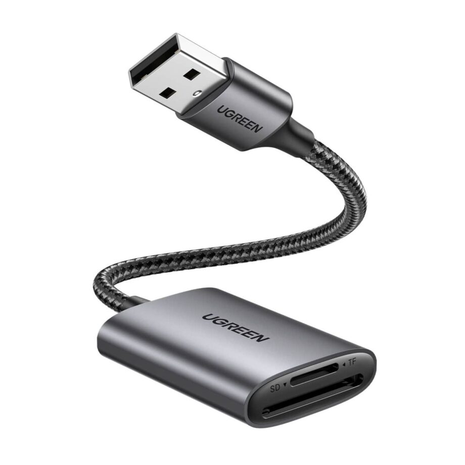 UGREEN USB 3.0 Aluminum 2-in-1 Memory SD Card Reader
