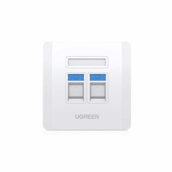 UGREEN RJ45 Dual Port Wall Plate