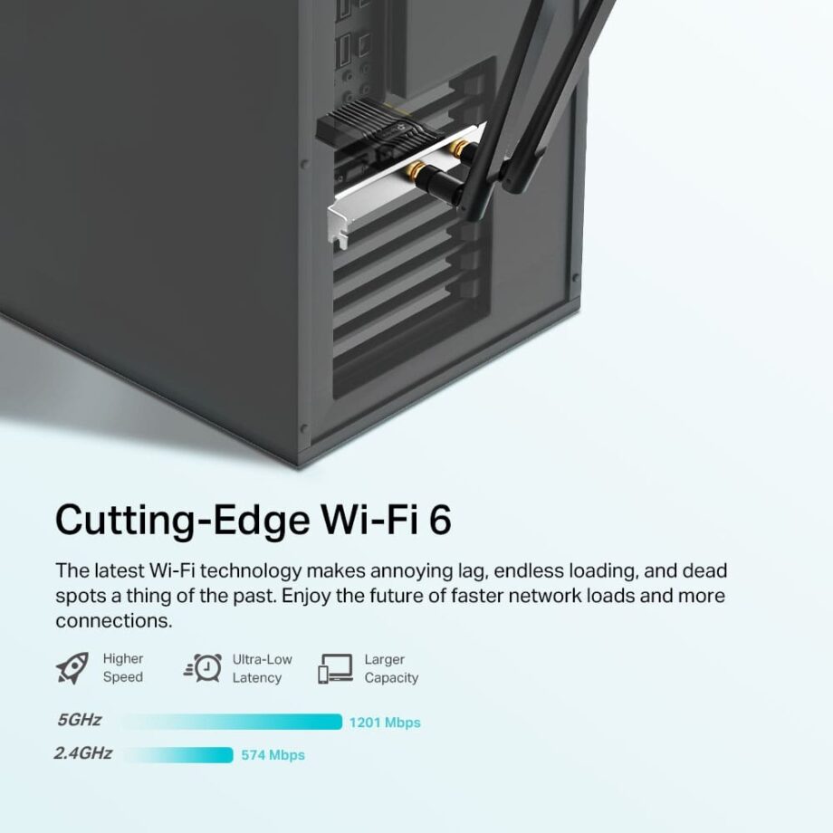 TP-Link AX1800 Wi-Fi 6 Bluetooth 5.2 PCIe Adapter (Archer TX20E)