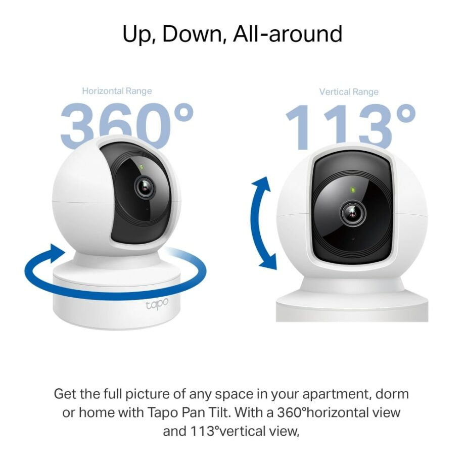 TP-Link Pan/Tilt 2K Home Security Wi-Fi Camera (Tapo C212)