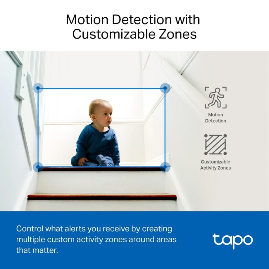 TP-Link Pan/Tilt 2K Home Security Wi-Fi Camera (Tapo C220)