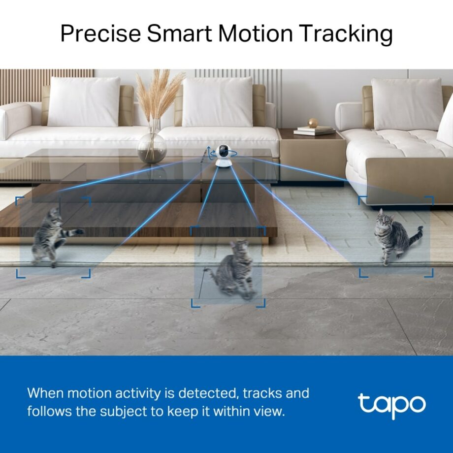 TP-Link Pan/Tilt 2K Home Security Wi-Fi Camera (Tapo C220)