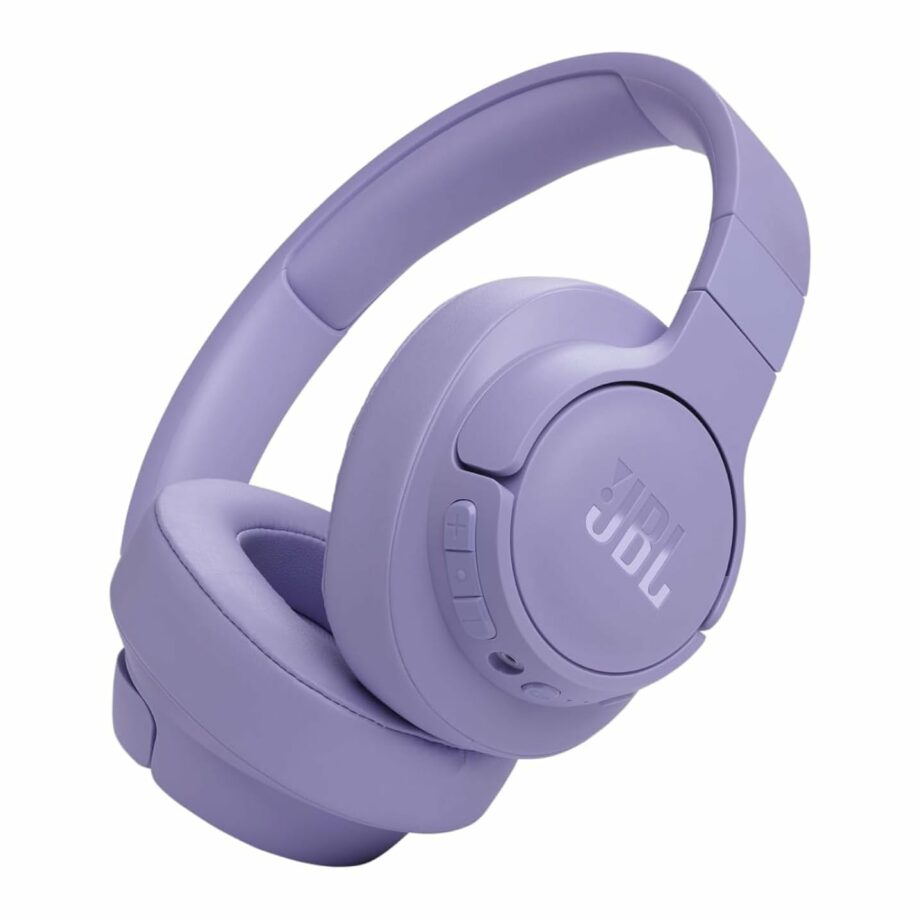 JBL Tune 770NC Wireless Adaptive Noise Cancelling Over-Ear Headset - Purple