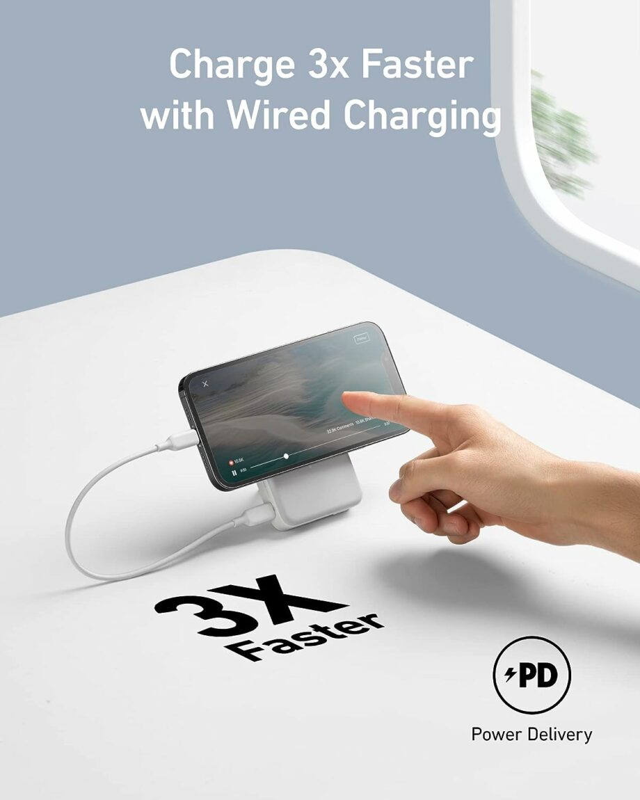 Anker 633 10,000mAh Magnetic Battery (MagGo) - White