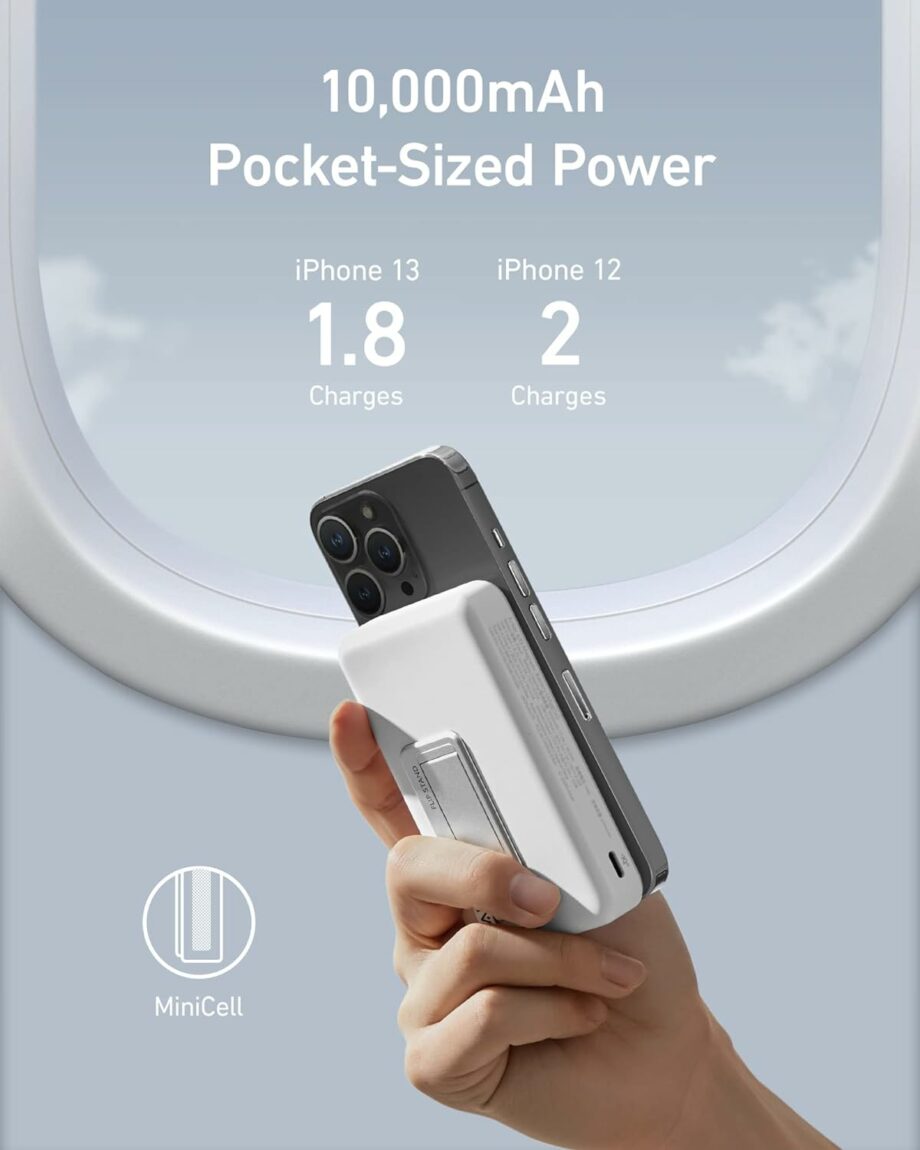 Anker 633 10,000mAh Magnetic Battery (MagGo) - White