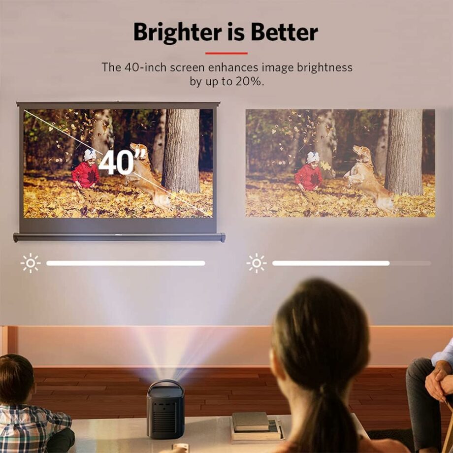 Anker Nebula 40-inch Retractable Portable Projection Screen