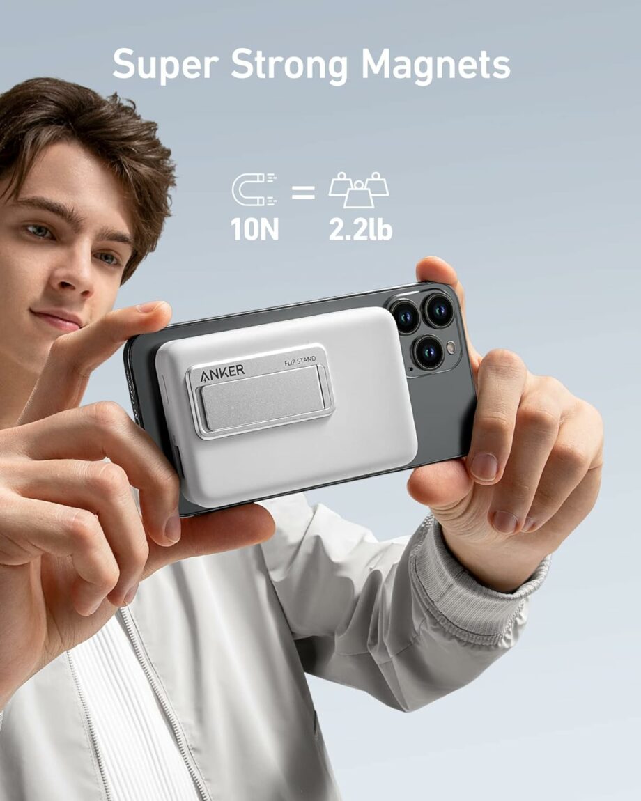 Anker 633 10,000mAh Magnetic Battery (MagGo) - White